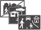 FØRERHJELP BLIS - symboler og meldinger I situasjoner der BLIS-(Blind Spot Information) (s. 226) og CTA-(Cross Traffic Alert) (s.
