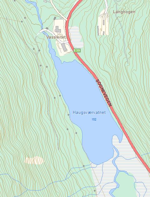 E 39 Haugsværdalen Grunnundersøkelser i Haugsværvatnet. Datarapport multiconsult.