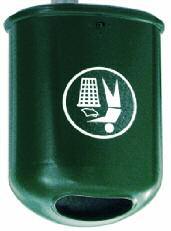 Orvar Plast Orvar avfallsbeholder i plast. Inkl. veggfeste. 60 liter.