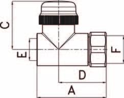 42,5 42 M 24 3/4 Optima termostatventil