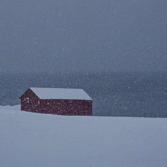 Boathouse in winter - Anne Katharine Dahl Et enkelt og fint motiv, rent.