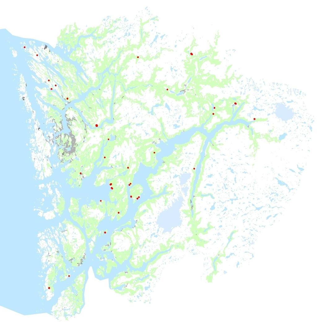 Slåttemark i Hordaland: Ca 50 områder