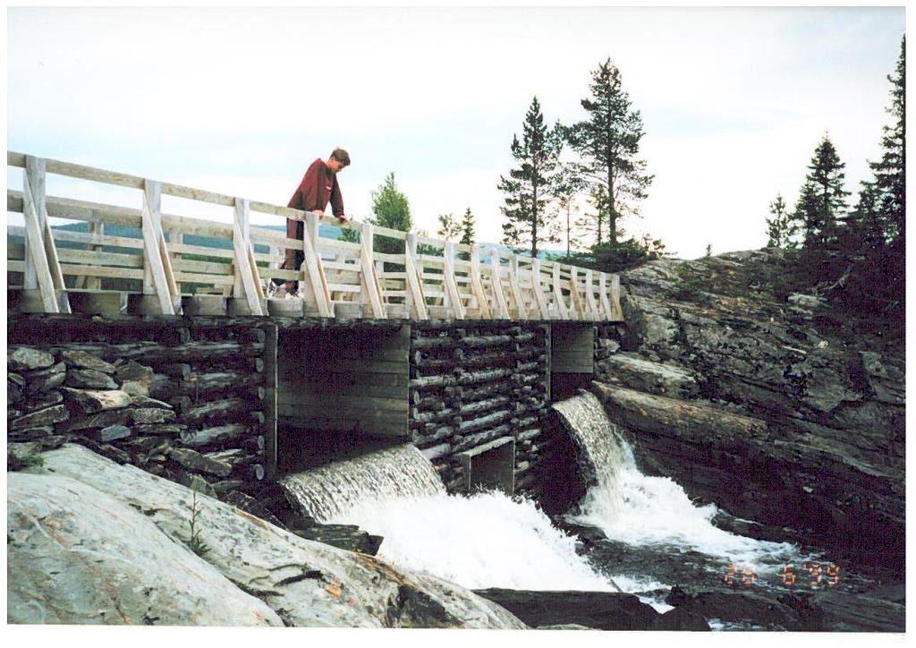 Restaurert fløtningsdam i