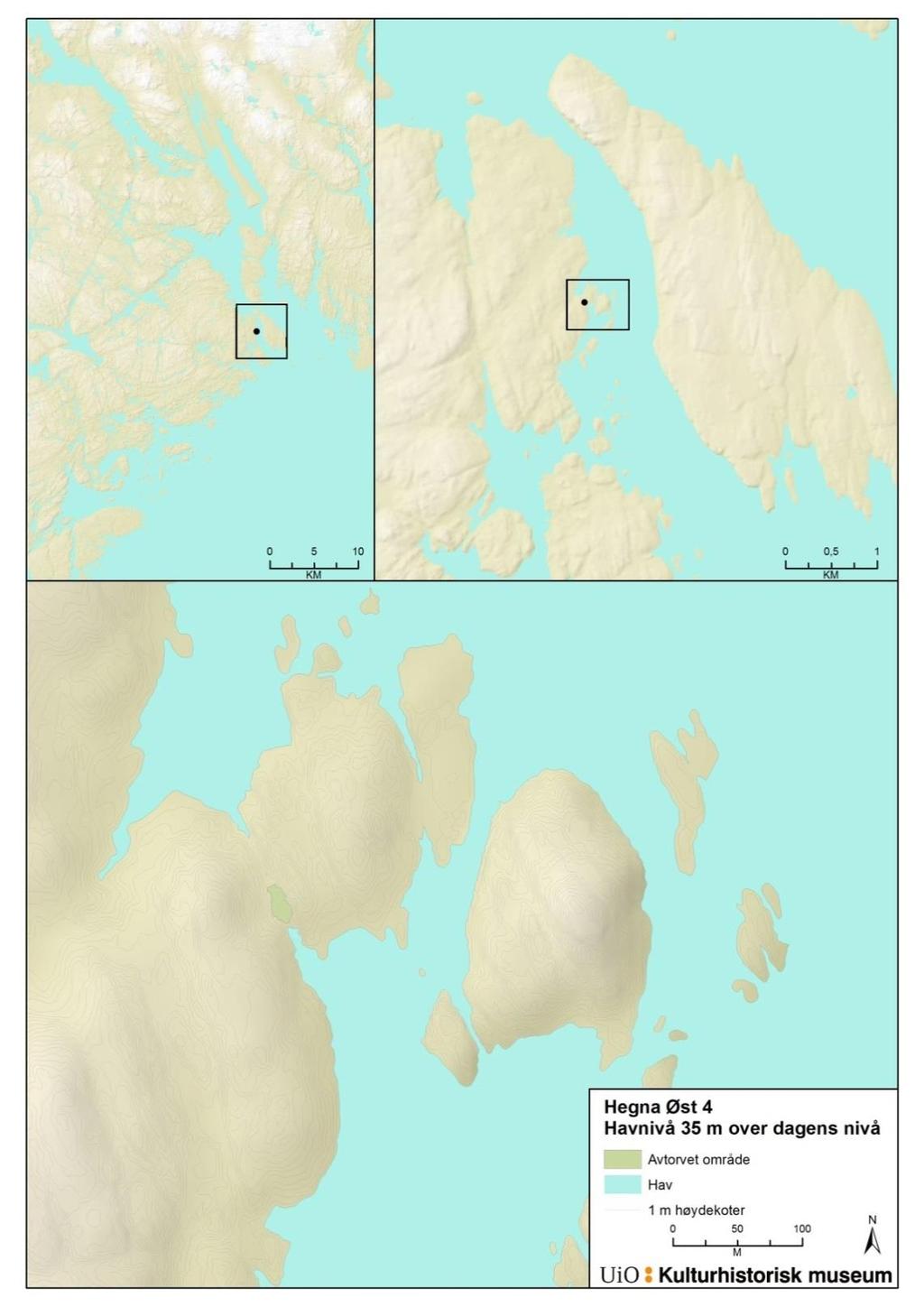 Figur 4 kartet viser lokalitetens beliggenhet ved