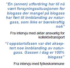 Andre barrierer for økt bruk også Infrastrukturen er ikke tilstrekkelig utviklet Store variasjoner både geografisk og for ulike segmenter her For lite fokus på klima og miljø i offentlige