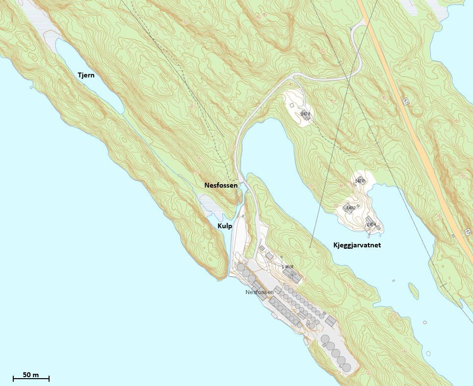 Vedlegg 1: Fiskeundersøkelse i forbindelse med utvidelse av Nesfossen Smolt AS i Lindås kommune Marius Kambestad Rådgivende Biologer AS 9.