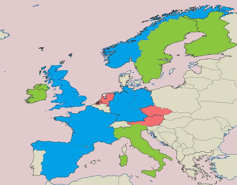 EU sier AMS til 80 % innen 2020.Status for AMS i Europa AMS Forskrift om AMS 2010? AMS <2015 Forbereder AMS 2010-2020 AMS 2015?