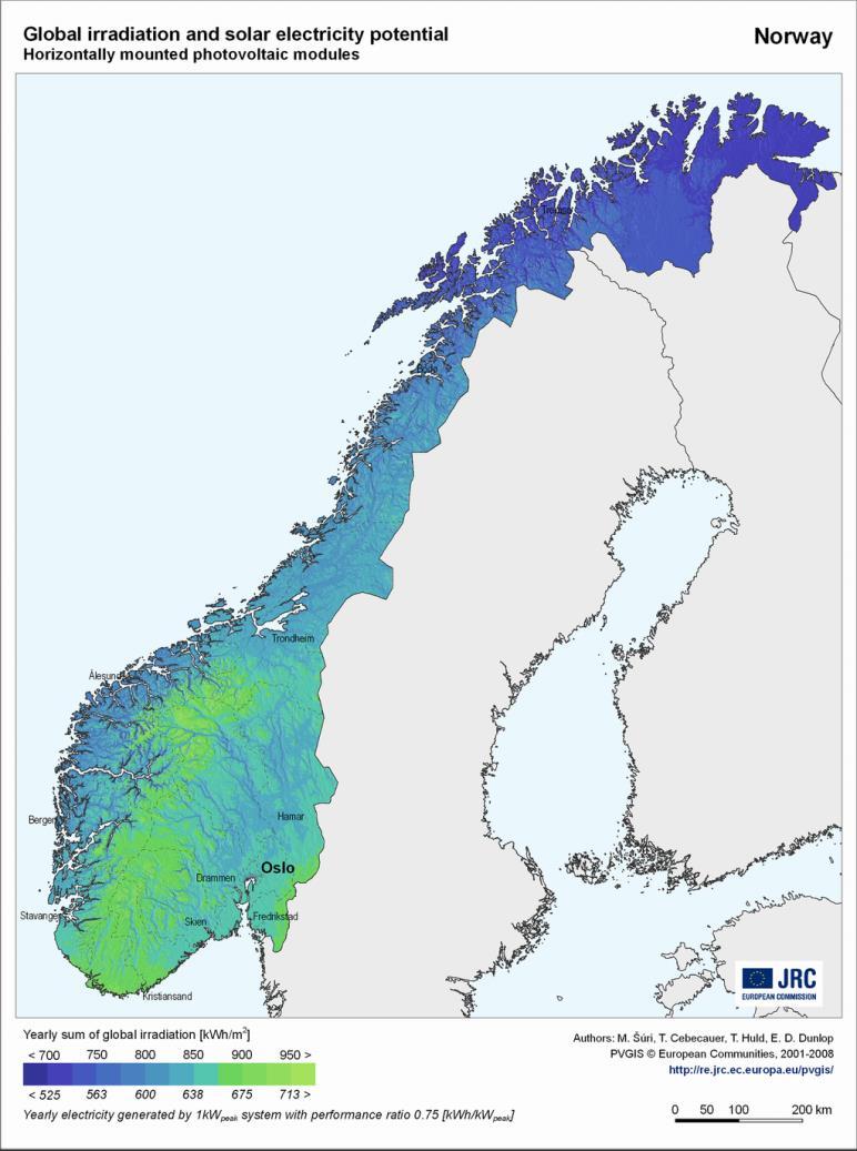 Er det nok solenergi i Norge?