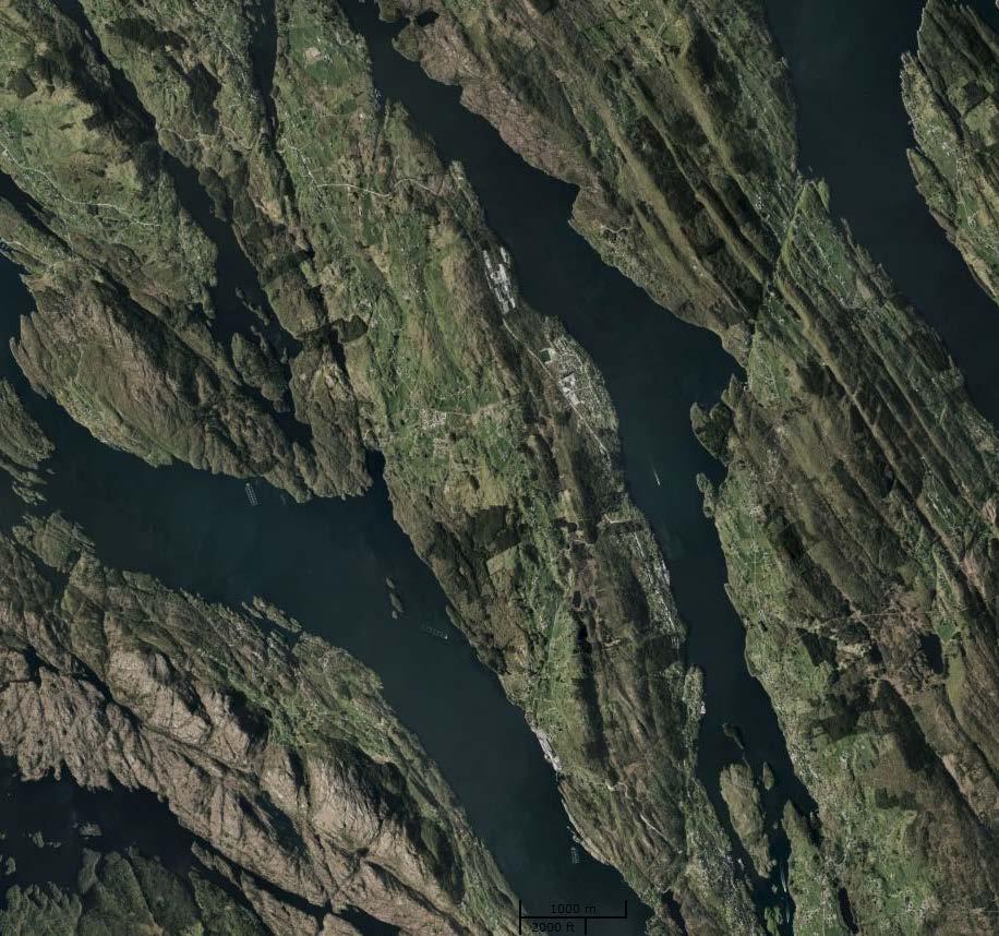 Austmarka Planområdet Sæbø Radfjorden Radsundet Figur 2 Flyfoto over området i Radøy kommune. Bakgrunn for ynskje om mindre endring av gjeldande reguleringsplan I den godkjente planen frå 13.09.