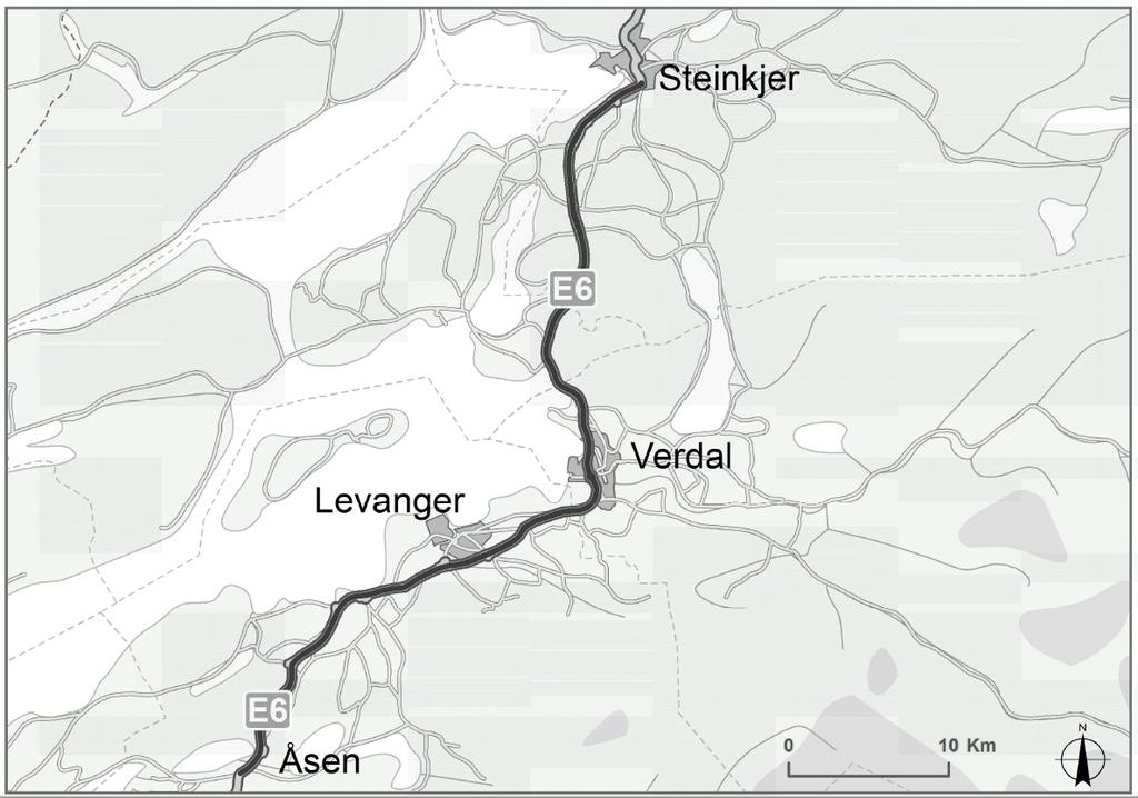 Konseptvalgutredningen Veg og bane Trondheim Steinkjer la til grunn delvis bompengefinansiering.