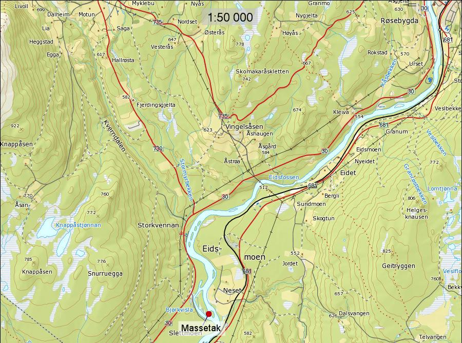 GIS/LINE WebInnsyn - Kartutskrift