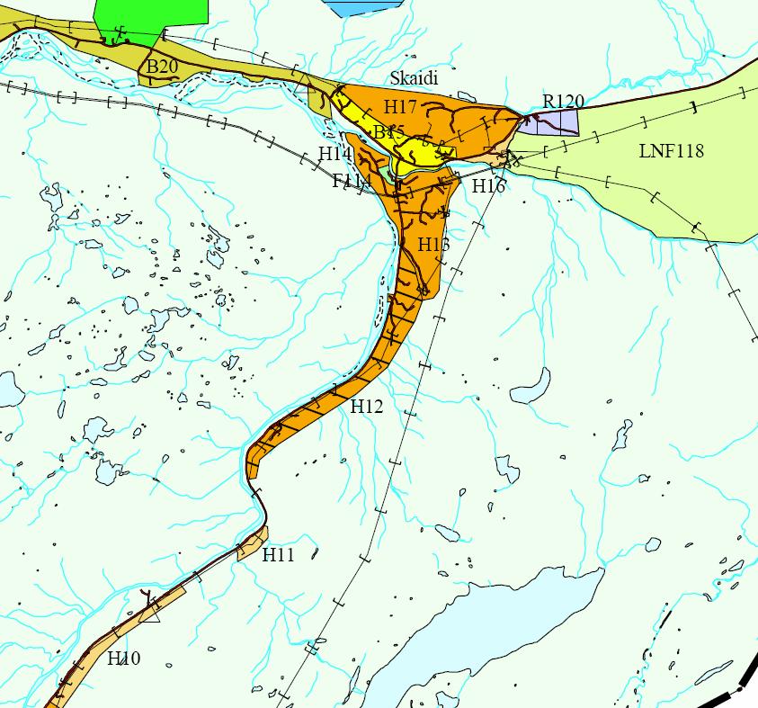 2.3 Planstatus - Området inngår i arealplanen for Kvalsund kommune datert 15.06.