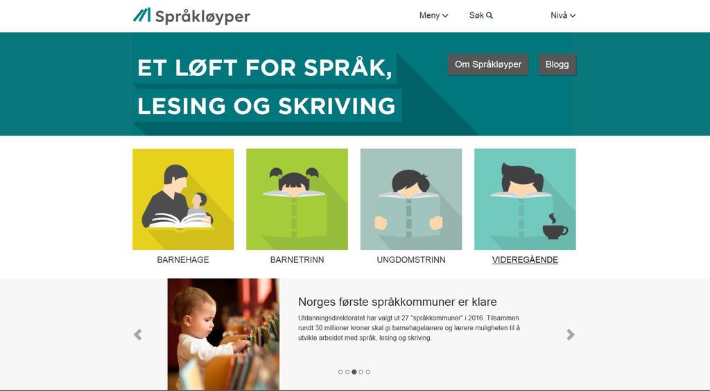 Språk og leseaktiviteter Språkhverdag