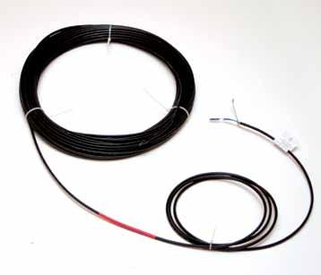 VK02 Varmekabler i ferdige elementer Type Spesifikasjoner 1011250 VK02 170W/10m v-kabel 17W/m 1011251 VK02 255W/15m v-kabel 17W/m 1011252 VK02 340W/20m v-kabel 17W/m 1011253 VK02 425W/25m v-kabel