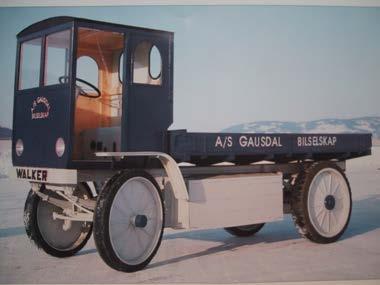 Miljø-engasjement El-bil Litra hadde en av Norges første el-lastebiler i 1917 Ble for det