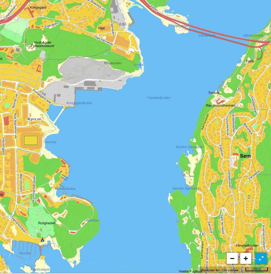 1. Bakgrunn Området i Kongsgård/Vige er regulert gjennom Reguleringsplanen for Kongsgård/Vige havne og industriområde, og det er utarbeidet bebyggelsesplan for Kongsgård.