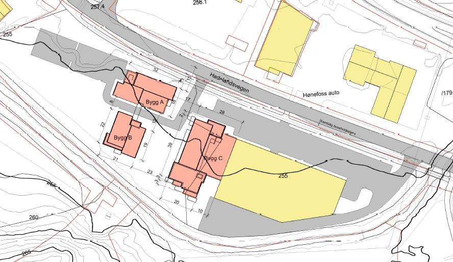 1.2 Byggetiltaket Det er samtidig med søknad om mindre endring av reguleringsplanen sendt inn rammesøknad for bygging av tre bygg.