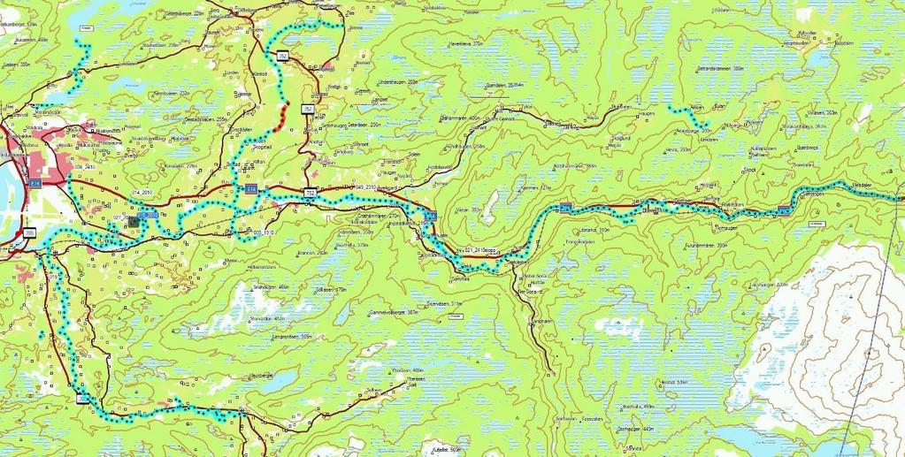2 Metodikk Takseringen ble utført mellom 19. oktober og 18. november 2015. Metodikken bestod av å gå langs elvebredden og kartfeste alle sportegn etter bever med bruk av GPS datalogger.