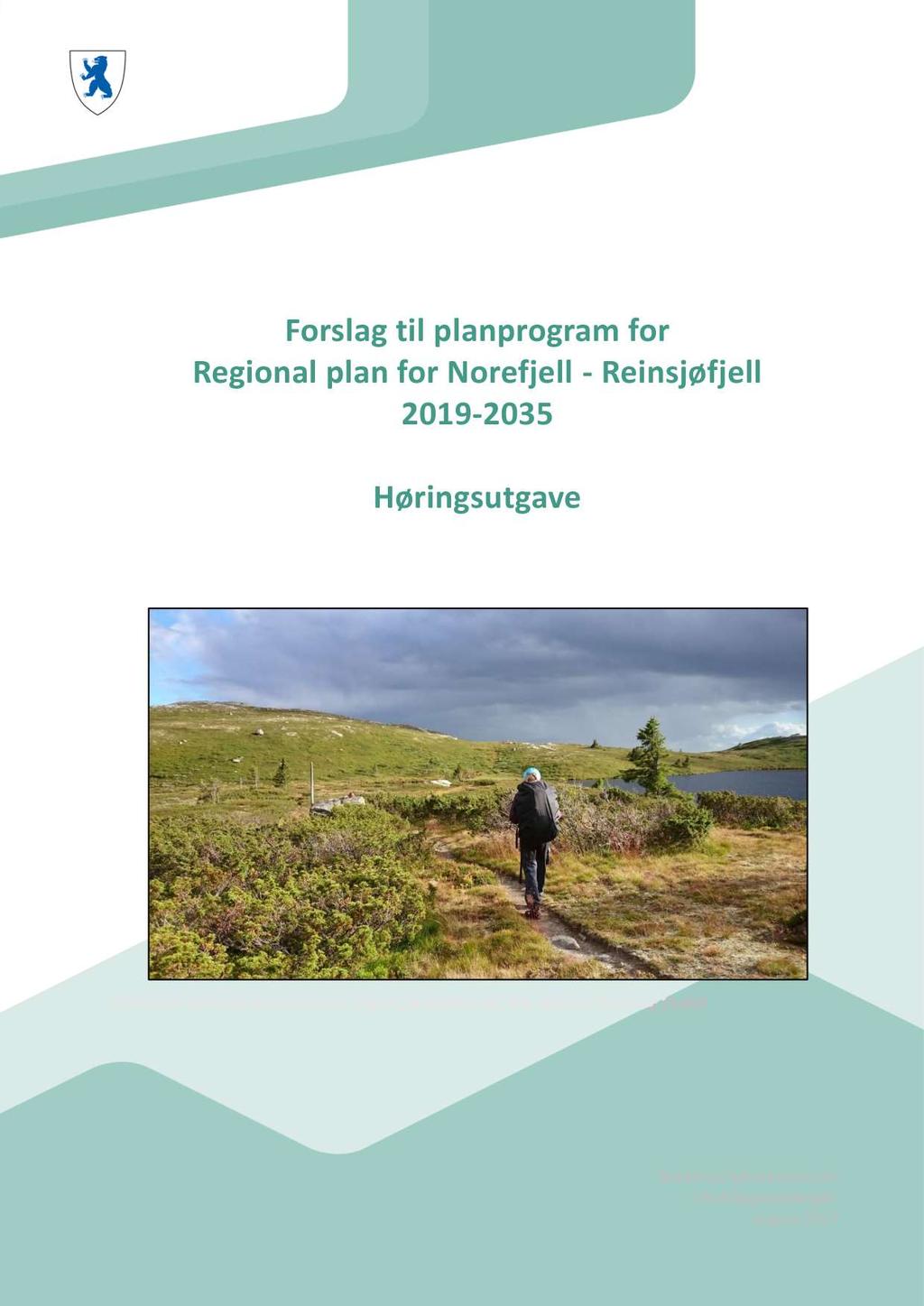 Forslag til p lanprogram for Rgional plan for