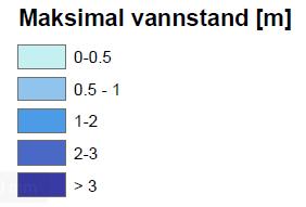 Vi simulerte fremtidig 200-års flom og konklusjon var: Bruk heller mindre diameter for kulverten