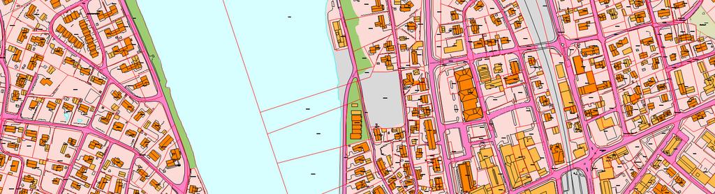 Detaljregulering for Brygga II, Verdal kommune 1.4 DAGENS SITUASJON Planområdet omfatter gnr. 18 bnr. 12, samt deler av bnr. 4. Tomten er ca.
