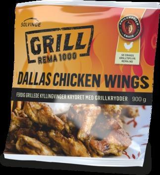 kg 68 % 19 00 DALLAS CHICKEN WINGS Solvinge,