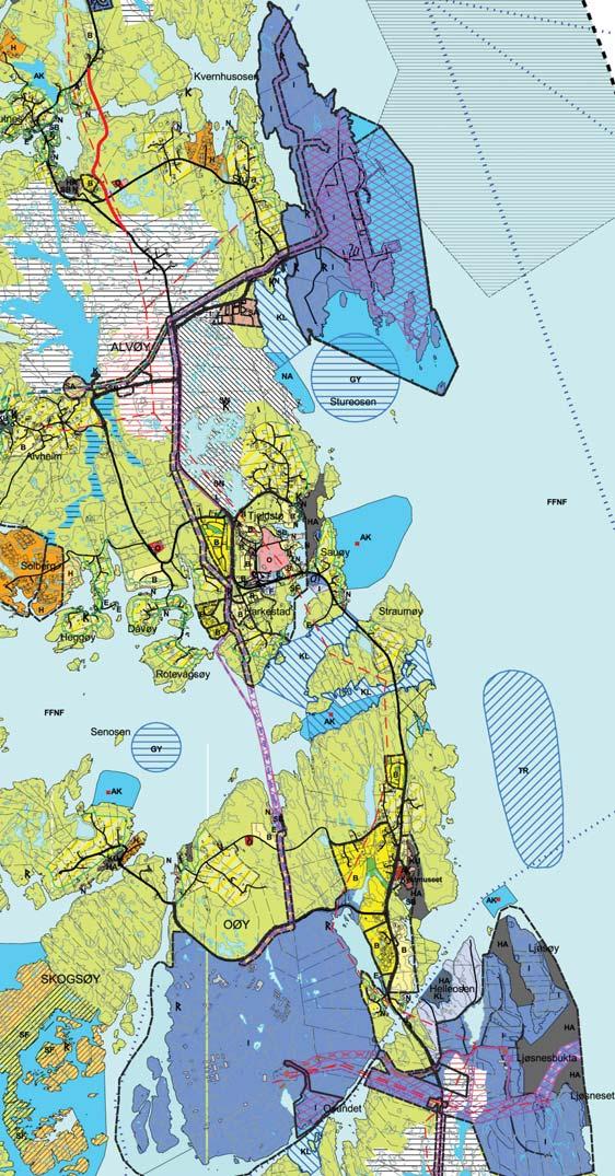 KOMMUNEPLAN ØYGARDEN LANDSKAPETS FORVALTNINGSSTATUS Regionen Kystlandskapet er opplevelsesrikt og fascinerende, og bruksverdien gjelder ikke bare for fastboende, men også for alle som søker ut mot