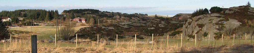 DELOMRÅDE 7: HARKESTAD-EIDE LANDSKAPETS VERDI På nordsida av Straumsundet er terrenget ikke så retningsbestemt foldete som på sørsida.