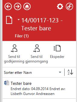 I Outlook-klienten Det er akkurat de samme valgene for å starte eller svare på arbeidsflyt i Outlook som i web, men bare litt andre bilder i startfasen.