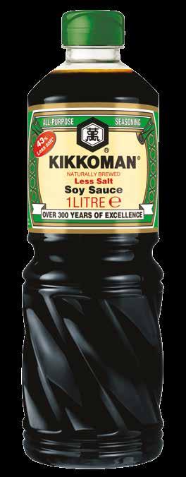 Nå lanserer vi Kikkoman Less Salt og