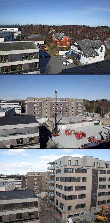 Jordvern: Fortetting kontra nedbygging 2006. Eneboliger i Raveien, Ås sentrum. Ås kom., Akershus. Foto: O.