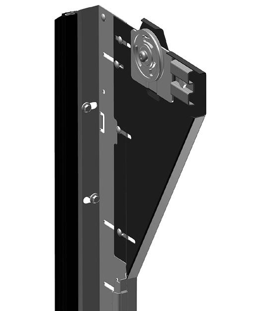 M10x35 m/låseskrue (Pose L-46) 8x25 mm m/mutter (Pose L-39) Koblingssleide Vaiertrinse Forsterknings-plate Koblingsplate Pose L-38 Pose L-39