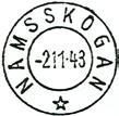 1934 Namsskogan herred. 01.11.1940 navneendring til NAMSSKOGAN.