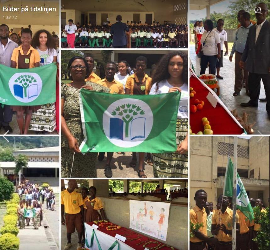 Internasjonalt arbeid Miljøsamarbeid med FEE Ghana Flere skoler