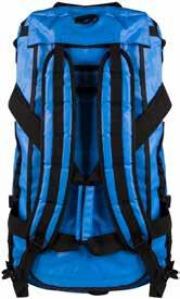 BAG MISTRAL 8934 Duffelbag med stort hovedrom med glidelås i lokk. Kan enkelt gjøres om til backpack for optimal bærekomfort.