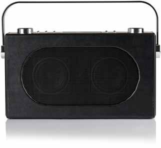 Custom Electronics DAB RADIO JUPITER 5271 «Vintage Style» Internett/DAB+- radio med Bluetooth. Lekkert skinn-finish design, praktisk metallhåndtak og fargeskjerm.
