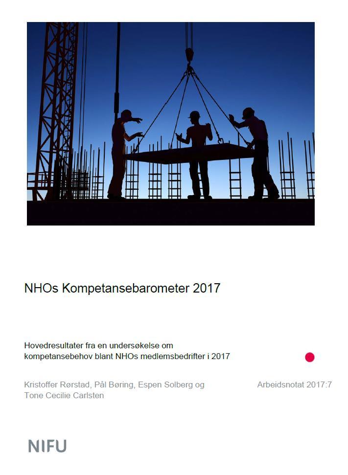 NHOs kompetansebarometer 2017 6 av 10 bedrifter har i stor eller noen grad udekket kompetansebehov, og det er økende fra 2015-2016 Konsekvenser allerede i dag 4 av 10 har tapt