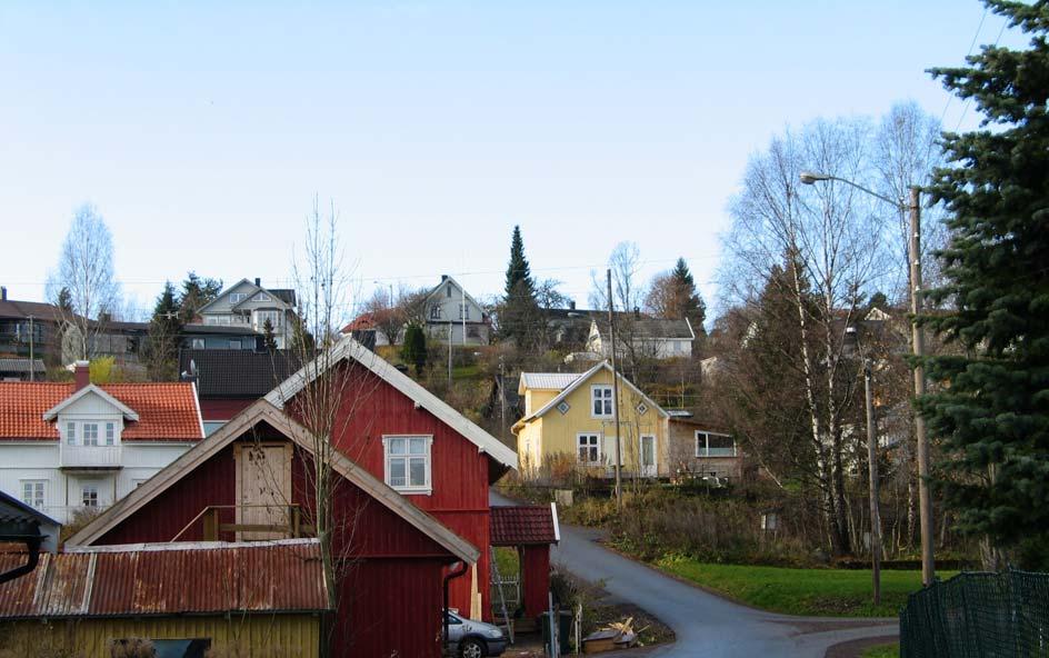 3 RESULTAT Huset i Hvitsteinbakken ligger like nord for Nordre Forstad og er typisk for