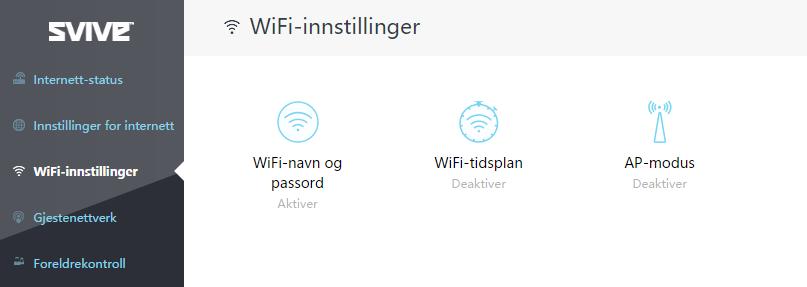 Hvordan endre navn og passord på det trådløse nettverket Det trådløse nettverket til din Alto ruter er fra fabrikk satt opp med et unikt navn og passord.