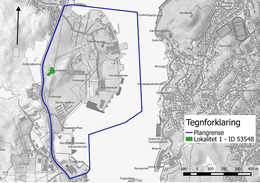 Figur 4: Oversiktskart som viser plasseringen