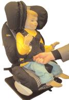 Gurtsysteme BeSafe izi Up X1 Handicap kann mit oder ohne das interne Gurtsystem wie Sitzgurt und