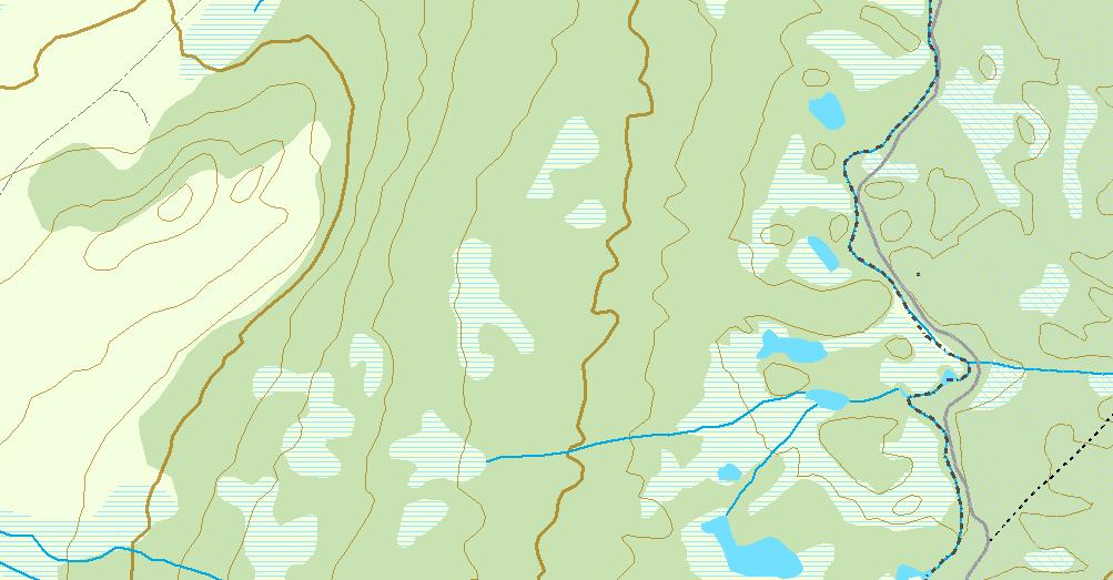 Fjellkroken 2 679 Raudkollen 38 883 Berge 6837000mN Naturfaglige