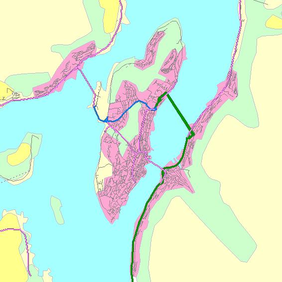 3.3 DOM Tromsø Basert på den regionale transportmodellen for region nord (RTM-nord), er det etablert en delområdemodell som