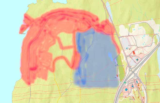 Metode Områdets topografi er slik at det ikke er noe naturlig punkt der en kan få grei oversikt over vestsiden av Staviåsen.