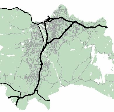 Trafikk: Effekten av bomsystem (og NAV) I bomstasjonene: - 18 % Over snittene: Sør: - 13 % Midt: - 11 % Øst: - 2 % Gjennomsnitt: - 9 % Skansen: Veg Før (ÅDT) Etter (ÅDT) Diff.