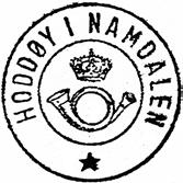 HODDØY I NAMDALEN HODDØY I NAMDALEN brevhus opprettet 01.05.1955 i Otterøy herred.