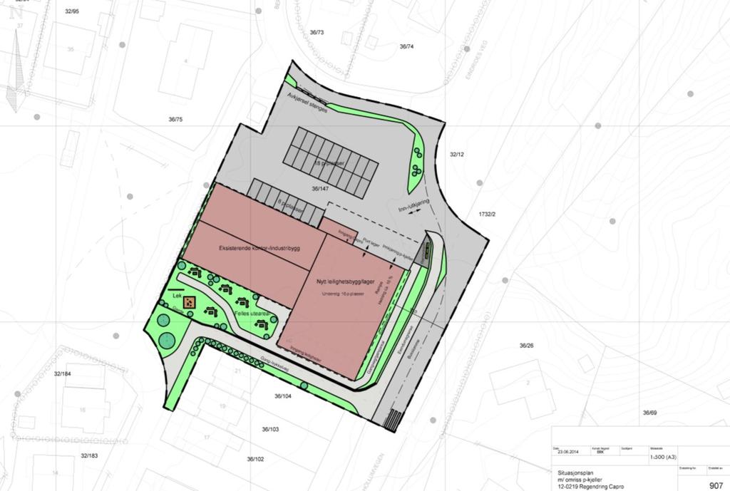 Saksutredning Norgeshus har på vegne av bedriften Capro AS innlevert planforslag for eiendommen 36/147, lokalisert på Brekkåsen, Gimse, ca. 2 km fra Melhus sentrum.