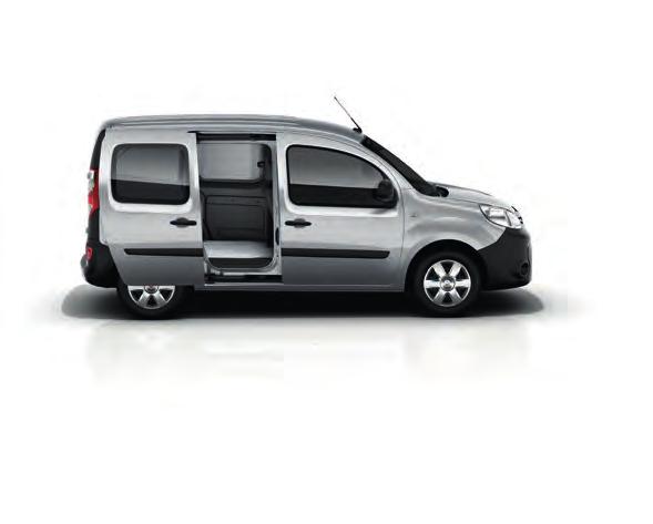 Renault KANGOO & KANGOO Maxi Renault KANGOO kan leveres med 3 seter foran! Praktisk, komfortabelt og økonomisk.