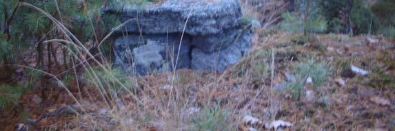 På en berghylle sydvest for røysene ligger en del stein som trolig er kastet ut fra røysa. Røysene er gitt id nr. 035255. De registrerte gravrøysene er i til dels dårlig forfatning.