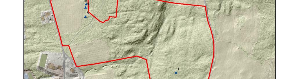 Rydningsrøysene ble målt inn med gps.